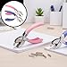 2PCS Staple Remover Tool for Office, Effortless Staple Removal from Documents, Papers, and Files - Blue+Pink