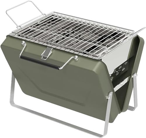 WYIPENGF Barbacoa de carbón de Gas al Aire Libre, Maleta portátil para el hogar, Estufa de Barbacoa, barbacoas Plegables, Camping al Aire Libre, Picnic, Cocina, Barbacoa, Herramienta de Cocina