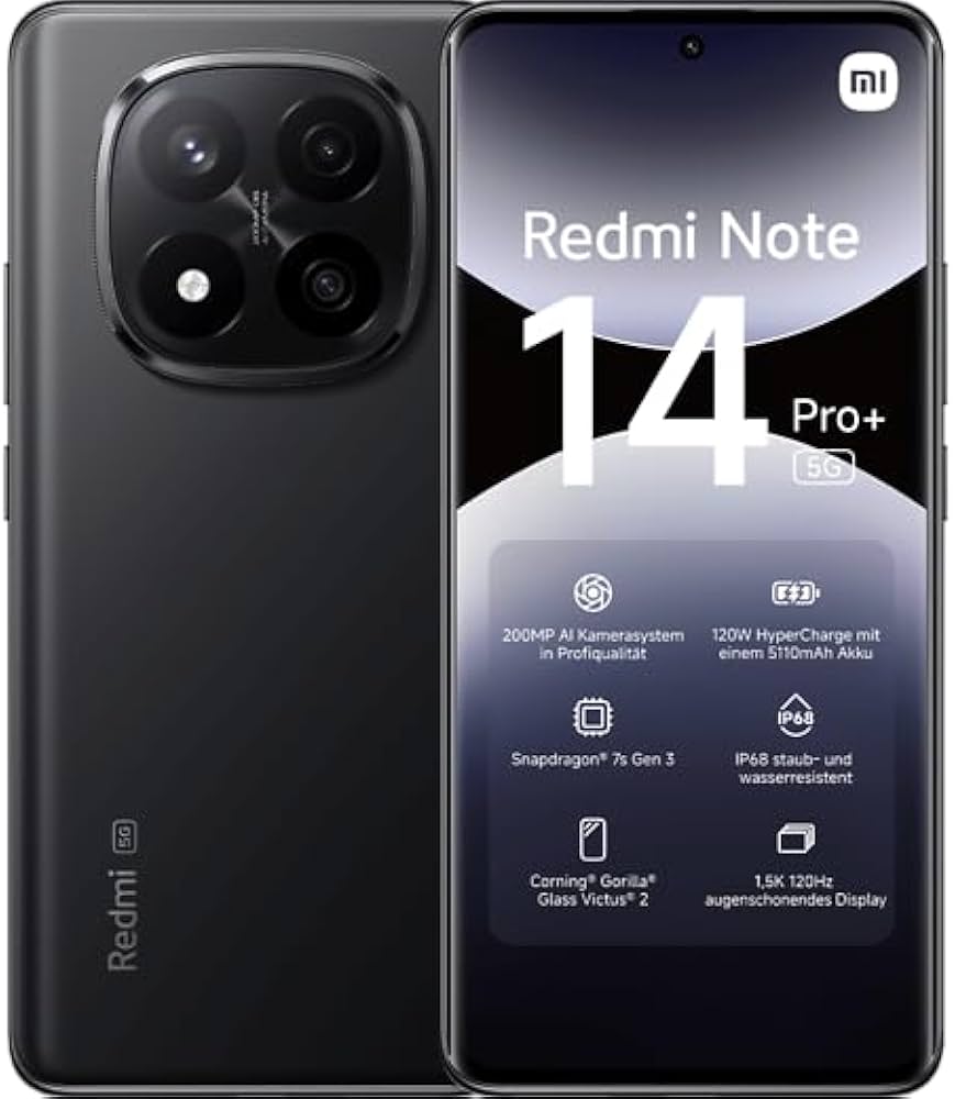 新品未開封Xiaomi Redmi Note 14 Pro 256GB Amazon.com: Xiaomi Redmi Note 14 Pro+ Plus 5G + 4G LTE (for