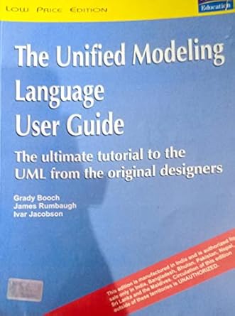 The Unified Modeling Language User Guide By Grady Booch (Second Hand ...