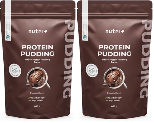 Pudding chocolat vegan Nutri+ riche en protéines pour collation minceur