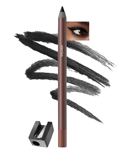 Image of Erinde Waterproof Gel Eyeliner Pencil, Smudge-Proof Long Lasting Creamy Eye Liner for Women, High Pigment Soft Glide Formula for Precise Lines Eye Makeup, Suitable for Daily Wear & Professional, 5#