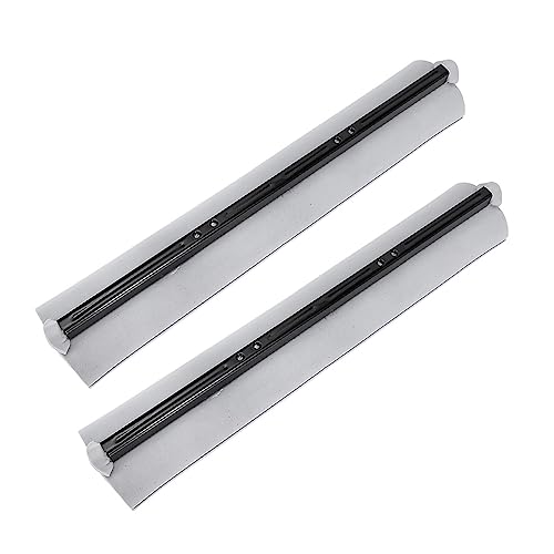 ERINGOGO 2Pcs Sponge Mop Heads Replacement for Efficient Cleaning Grey Household Mop Substitutions for Tile Marble and Floors for Home and Commercial Use