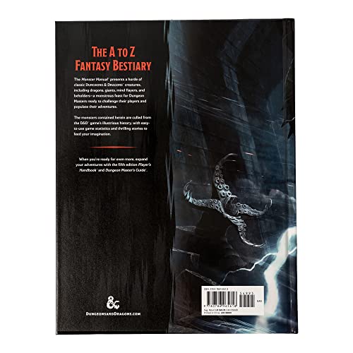 Image of D&D 2014 Monster Manual (Dungeons & Dragons Core Rulebook)