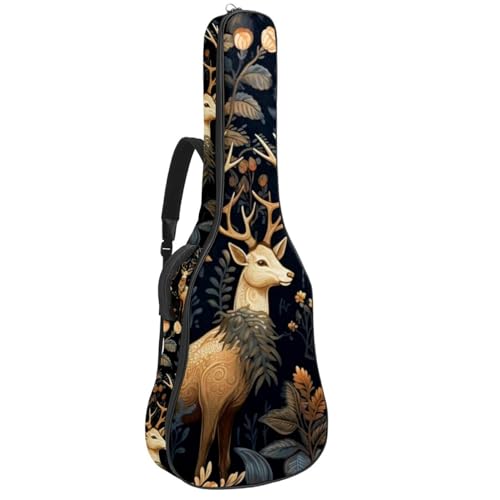 JRHEJTFZ Housse pour guitare acoustique de 1,9 cm d’épaisseur – Imperméable – Durable et élégant – Motif cerf de dessin animé, Multicolore 5., 42.9×16.9×4.7 in, Motif imprimé tendance - Les Beatles, Paul McCartney, John Lennon, RIngo Starr, George Harrison JRHEJTFZ Housse pour guitare acoustique de 1,9 cm d'épaisseur - Imperméable - Durable et élégant - Motif cerf de dessin animé, Multicolore 5., 42.9x16.9x4.7 in, Motif imprimé tendance