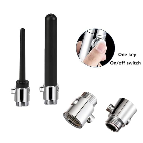 Image of Travel Shower Enema Douche System Water Control Valve for Men and Women Portable Cleaning,Shower Douche Enema Nozzle Kit Colonic System Cleaner for Most Shower Systems Black