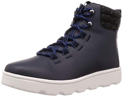 Clarks Step Explor Hi, Botas para Nieve Hombre, Azul Marino, 43 EU