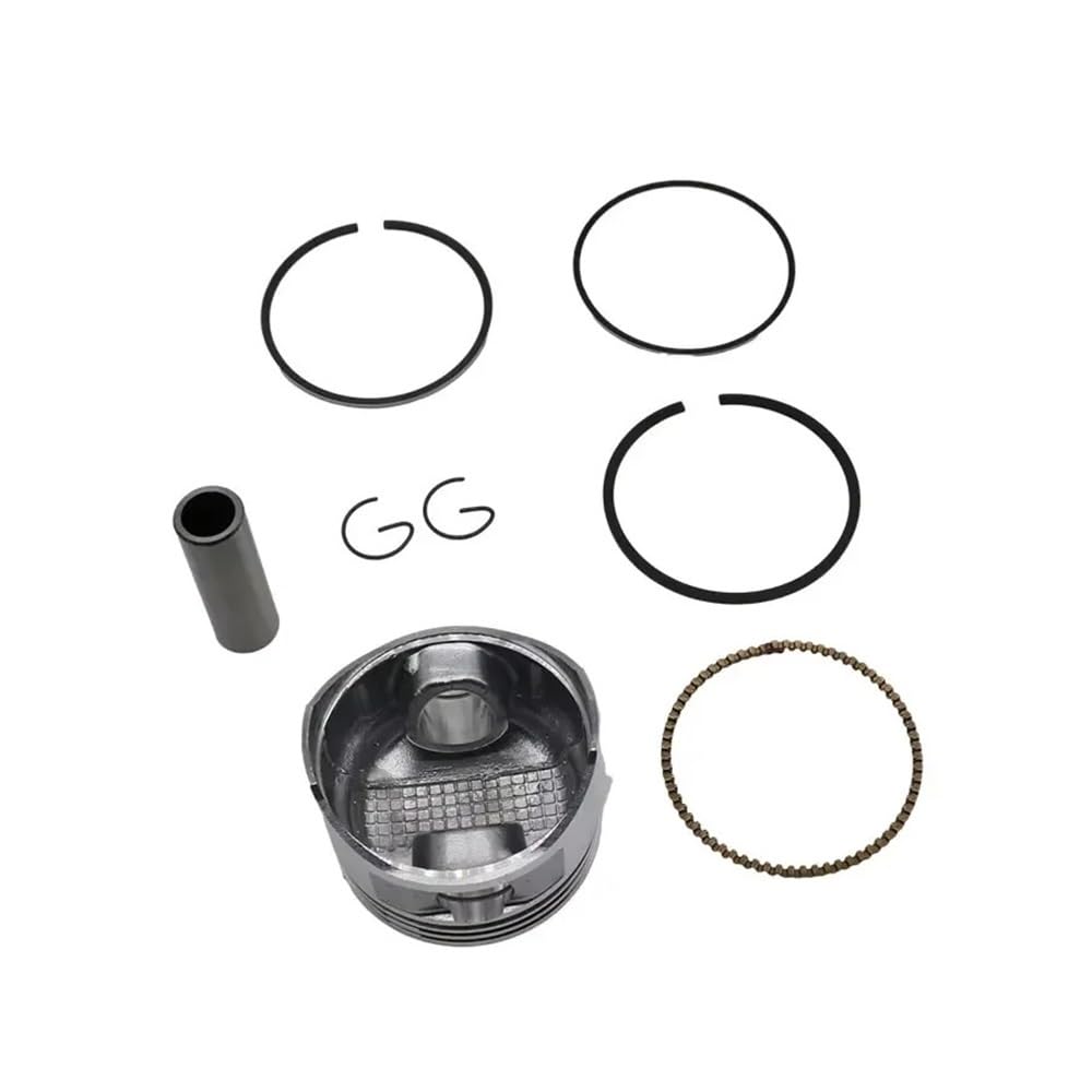 Kit de Sello de Aceite de Junta de Anillo de pistón GX160 de 68mm Compatible con H-da GXV160 168F GX200 5.5HP 6. Cortacésped con generador de Gasolina(5 x Piston Kit)