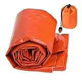 Saco de Dormir de Supervivencia – Esterilla de Almacenamiento de Calor Corporal, Saco de Dormir térmico de Emergencia al Aire Libre para Camping, Senderismo, mochilero, en Clima frío Extremo