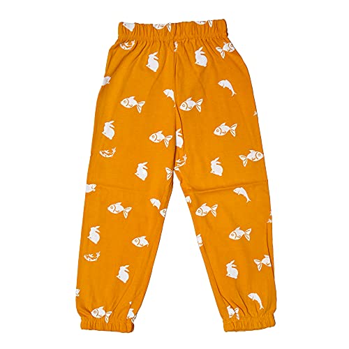 T2F Girls Cotton Regular Fit Printed Track Pant (Pack of 5)