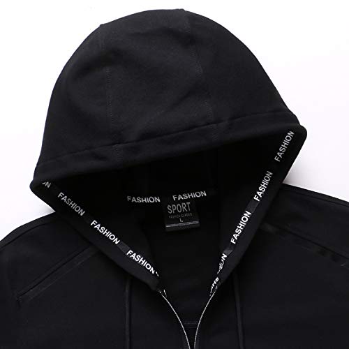 Prijouhe Men's Tracksuit Hooded Fitness Sport Suits Gym Hoodie 2 Piece Hoodies Joggers Sweatpants Sets Gym Jogging Tracksuits #TOP3