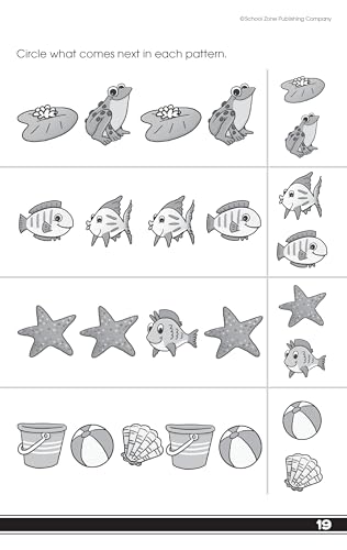 School Zone 02742 Get Ready For Kindergarten Workbook - Ages 3 To 6, Preschool To Kindergarten thumb #3