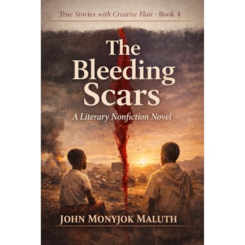 The Bleeding Scars Audiolibro Por John Monyjok Maluth arte de portada
