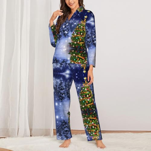 Pyjama de Noël 2 pièces contre le froid ensemble de nuit douillet - 3