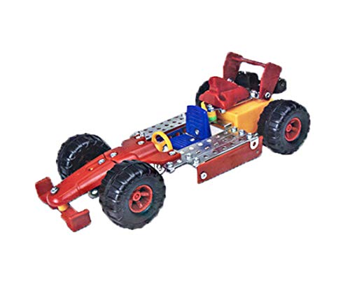Constructors Kids Motorized Construction Race Car Building Set Kit, Best Education Of Science, Technology, Engineering For Your Kids - Age: 8 And Up - Red FB14718-07
