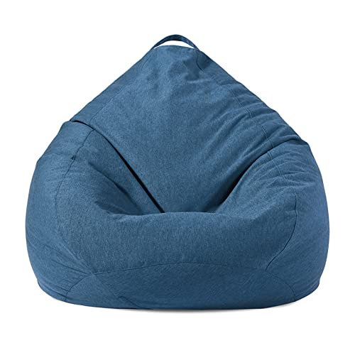 RTMX&kk Classic Sitzsack Stuhlbezug Riesen Bean Bag Ohne Füllung Für Deko Lazy Lounger Sitzsack Aufbewahrungsstuhlbezug…