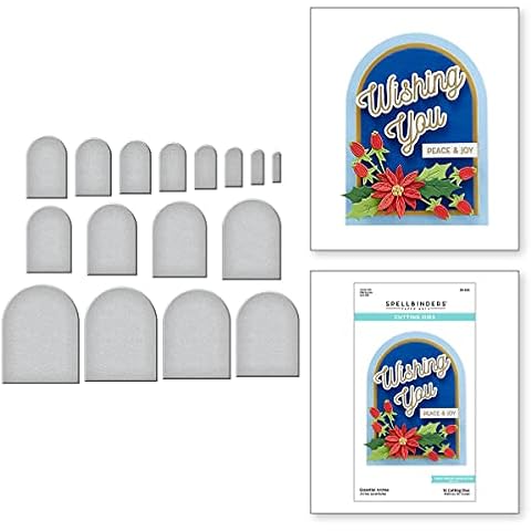 Spellbinders Essential Arches Etched Dies, Metal Cover