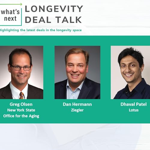 Page de couverture de What's Next Longevity Deal Talk episode 38