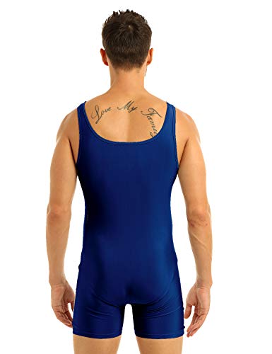 JanJean Mens Spandex Singlets Short Jumpsuit Body Shaper Gym Fitness Sportswear Dance Unitard4
