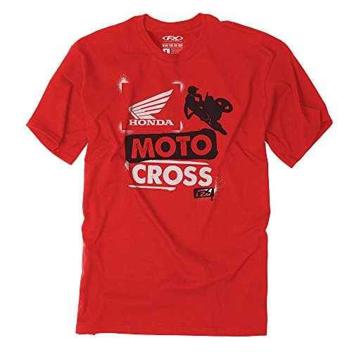 Factory Effex Unisex-Child Honda Paint Youth T-Shirt (Red, X-Large), 1 Pack