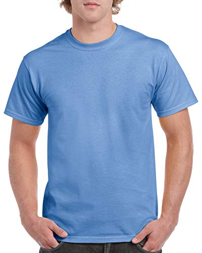 Heavy Cotton 100% Cotton Tshirt (G500), Carolinablue, Medium