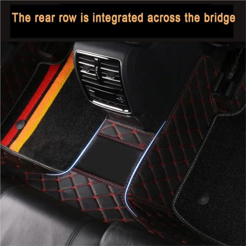 Tapis de sol Citroën DS7 Crossback noir luxe double couche sur mesure