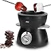 ADE Fondue au Chocolat électrique avec 2 Niveaux de température pour Fondre et Garder au Chaud, Bol Amovible de 250 ML et revêtement en téflon de Haute qualité, idéal pour saupoudrer | KG2152