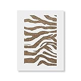 Tiger Stripes Stencil for Walls and Crafts - Reusable Stencils of Tiger Stripes for Painting in Small & Large Sizes - Made in USA