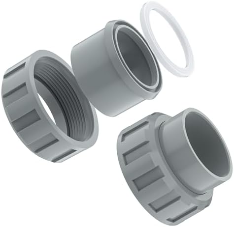 Rheem Swimming Pool Heat Pump - What Makes These 5 Stand Out? 8 PalpitateC 006723F Connector Heater Flange fit for Raypack Pool Heater Parts, 2-Inch PVC and Nut Replacement for Rheem Pool Heater Model R185A, R265A, R335A, R405A - 2 Pack