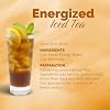 Monin - Energy Boost, Liquid Energy Supplement, Subtle Tea Flavor, Zero Added Sugar, Great for Coffee, Soda, More, Low-Calorie, Contains Natural Caffeine, Gluten-Free, Clean Label (1 Liter + Pump)