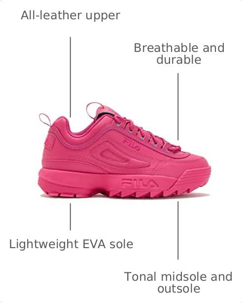 Image of FILA Women's Disruptor II Premium Comfortable Sneakers
