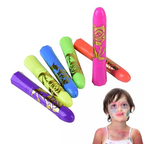 Pintura Corporal Neon | Barras Luminosas UV,Barras De Lavables Y Seguras Para Fiesta Halloween Mascarada Adultos Exterior Cumpleaños Maquillaje Club Niños