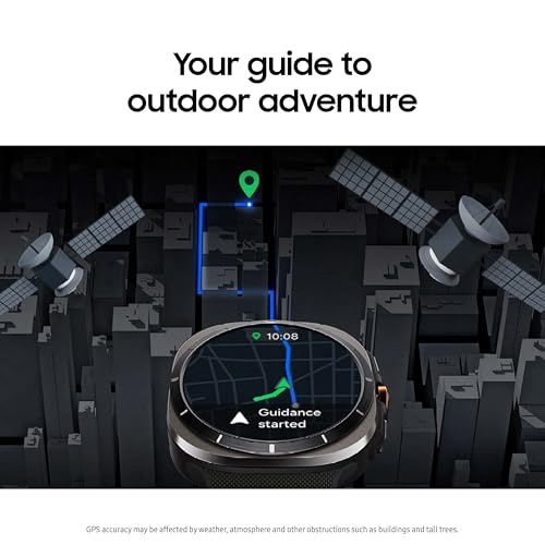 Image of SAMSUNG Galaxy Watch Ultra 47mm LTE AI Smartwatch + Free Band, Energy Score, Heart Rate Tracking, Sleep Monitor, Fitness Tracker, GPS, 2024, Titanium White [US Version, 1Yr Manufacturer Warranty]