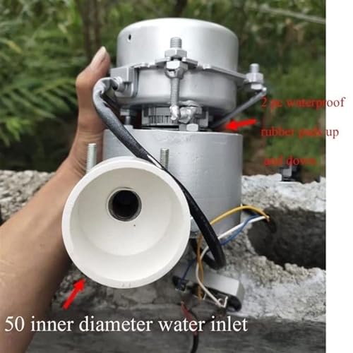 Gerador Hidrelétrico Horizontal 1000W Gerador Hidroelétrico 220V Cobre Com Máquinas De Lavar Uso Dom