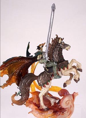Final Fantasy Master Monster Creature Collection Series 2 PVC Arts Figure Odin On Sleipnir
