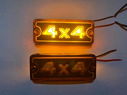 Image of AUTO MT 2PC VAN TRUCK CAR BUS LED LIGHT SIDE PANEL INDICATOR FOR ALL VEHICHLE MARUTI MARUTI 800 ALTO VAN BUS TRUCK MARUTI GYPSY KING (2PC 4x4 EDITION INDICATOR)