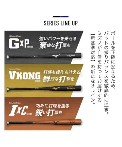 [ミズノ] 野球 硬式バット メンズ 硬式用 グローバルエリート VコングEC 金属製 2024年春新基準対応 1CJMH12983 83 2枚目