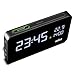Braun Digital Alarm Clock with LCD Display, 2X USB-C Ports for Charging of Other Devices, Time and Date Display, Touch Snooze, Quick Set, in Black, Model BC20B.