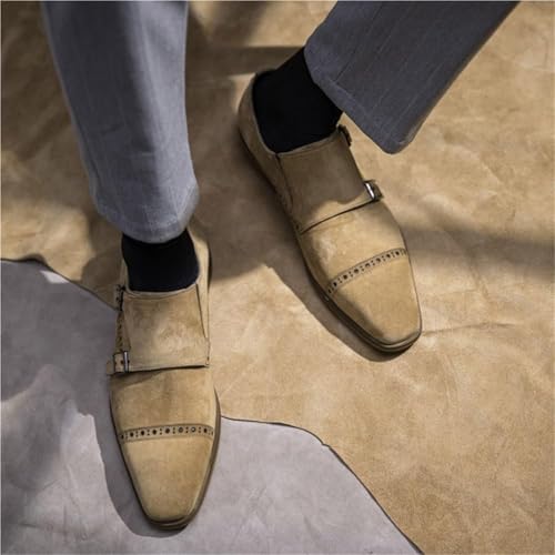 Men's Fashion Classic Dress Shoes Leather Wedding Business Lace-Up Formal Work Walking Pointed Toe Oxford Shoes2