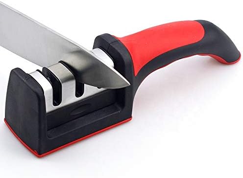 Circadus 3 Spoke - Afilador ergonómico para cuchillos de cocina Negro