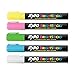 Sanford Wet Bright Sticks Wet-Erase Fluorescent Markers, Assorted Fluorescent Colors, 5-Pack (14075)