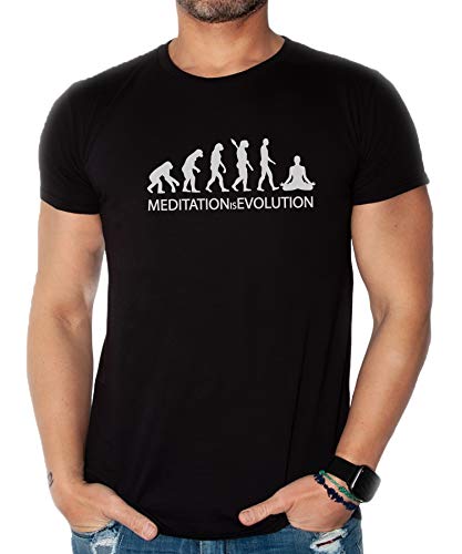 IMage T-Shirt Evoluzione Meditazione Yoga Sport