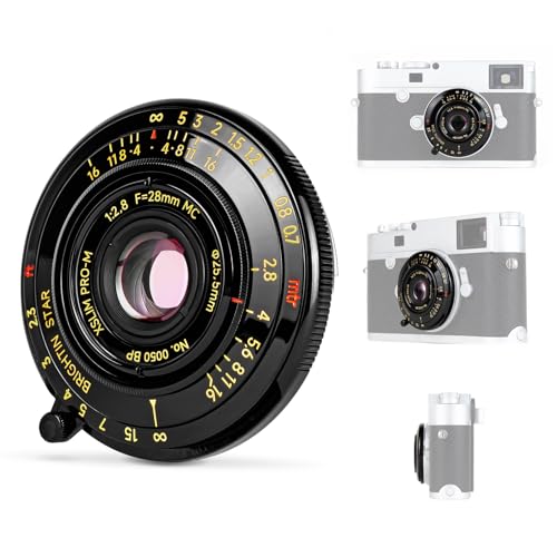 Brightin Star 28mm F2.8 専用フィルター付き　Mマウント Amazon.co.jp: Brightin Star 28mm F2.8 フルサイズ 超薄型 レンズ MF