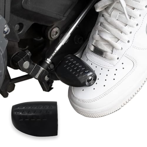 Autodomy Protector Cambio Marchas Moto es Antideslizante | Protector Zapatos Moto Para Todo Tipo de Motos | Proteccion Zapatilla Cambio 5,5x4 cm