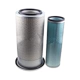 HQELECT Air Filter 6001816820 & 6001816730 for Komatsu WA180 WA200 WA300 W/ S6D102E