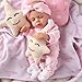 BABESIDE 12 Inch Lifelike Reborn Baby Dolls Vinyl Full Body, Soft Realistic Baby Doll Sweet Sleeping Preemie Real Life Baby Dolls Easy to Hold with Accessories Gift Set for Kids Age 3+