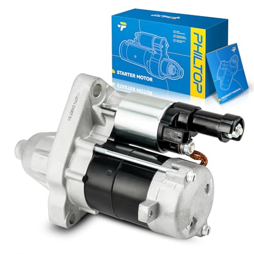 Image of PHILTOP New Starter Motor Replacement for Honda for 2006-2011 Civic 1.8L(Manual) OE:17957N 31200RNAA11, 31200RNAA01, 17957, DS4RD, DS4R5, 17957N