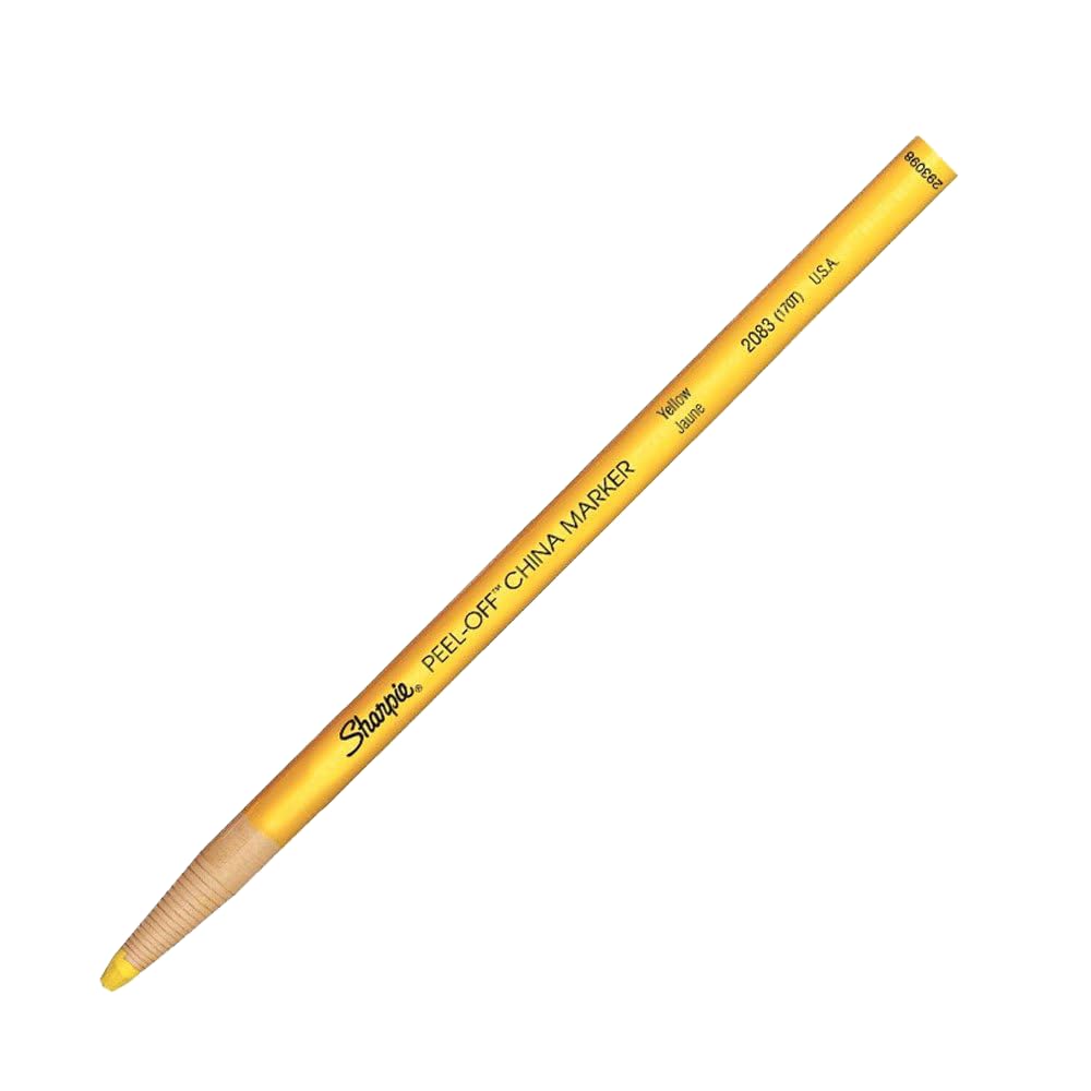 SHARPIE CHINA-Marker, Strichstärke : 2,0 mm, gelb