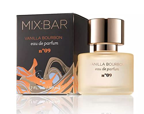 MIX:BAR Vanilla Bourbon Eau De Parfum 1.7 Fl. Oz! Blended Scent Of Bergamot, Jasmine, Apple Blossom And Sandalwood! Inspired By The Richness Of Pure Vanilla Beans! Vegan, Cruelty Free & Paraben Free!