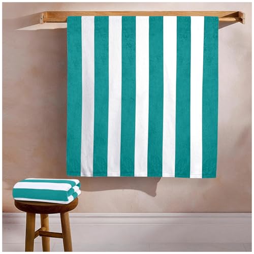 GC GAVENO CAVAILIA Microfiber Beach Towel Large - Super Absorbent Sand Free Beach Towels - Extra Large Beach Towel for Adults (100x200 cm) - Soft, Compact, Lightweight (1 Piece) - Teal